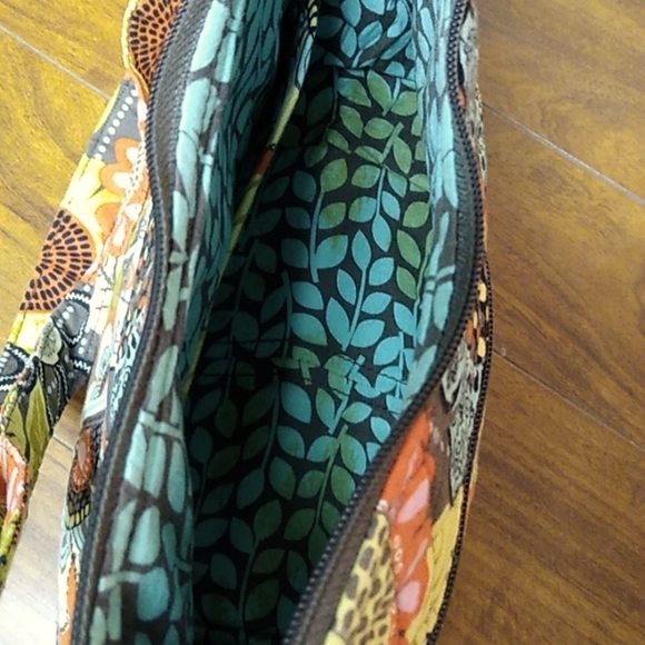Vera Bradley "Flower Shower" Shoulder Bag - Picture 9 of 10